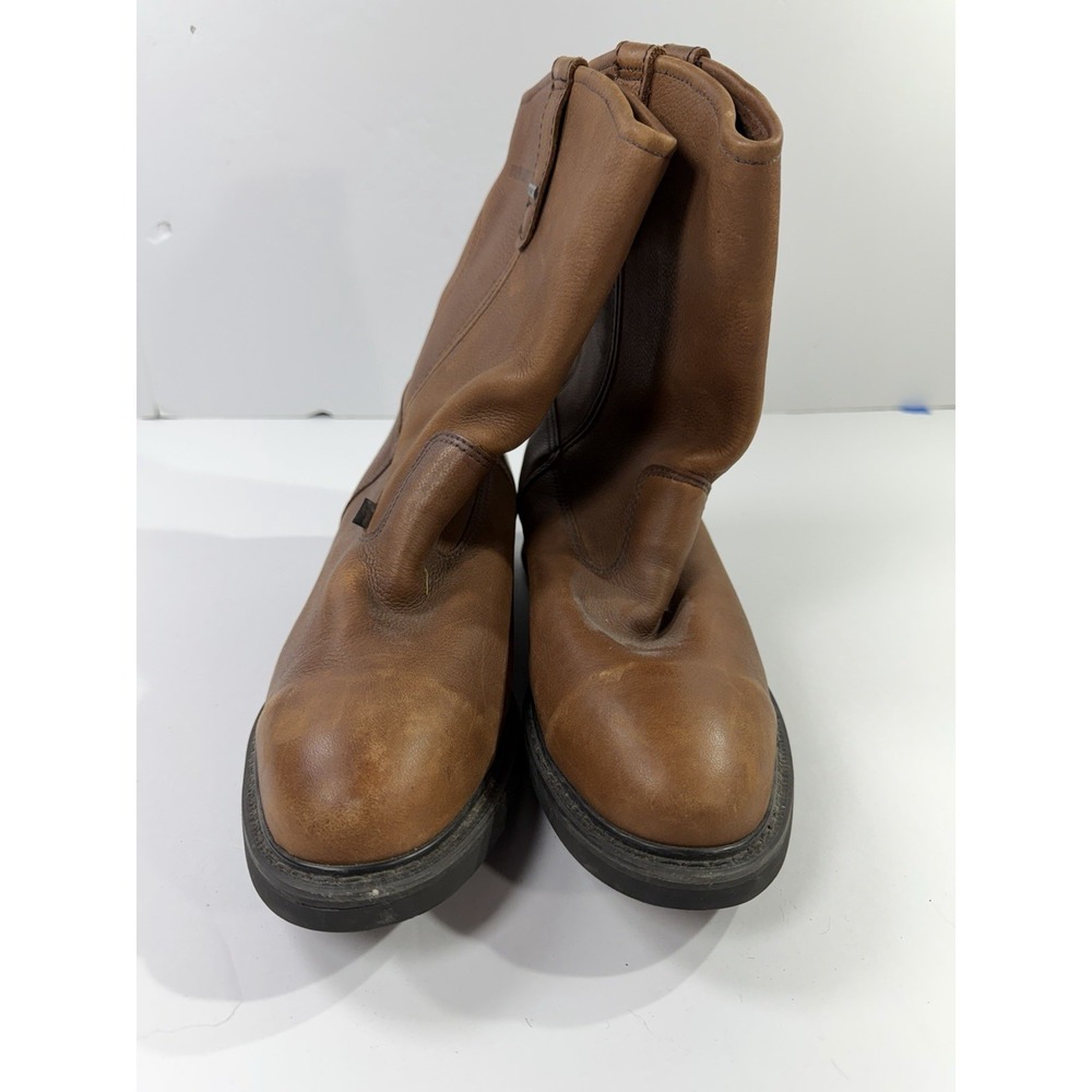Wolverine Men's 12 EW Steel Toe Pull On Work Boots Brown Gore-Tex Waterproof